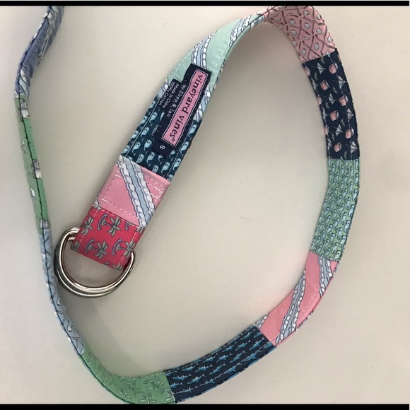 Vineyard Vines Patchwork Belt - Picture 2 of 4